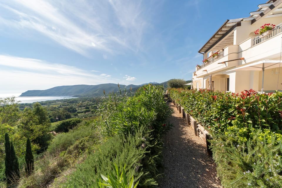 Property building, Garden view