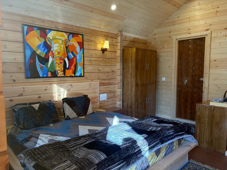 Bed, Photo of the whole room, Bedroom, wardrobe