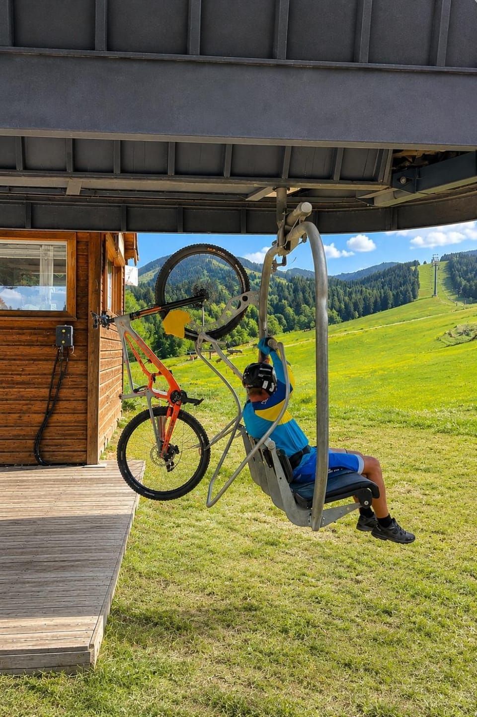 Spring, Off site, Day, Natural landscape, Skiing, Cycling, Mountain view, Sports