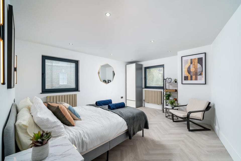 Bed, Bedroom, wardrobe