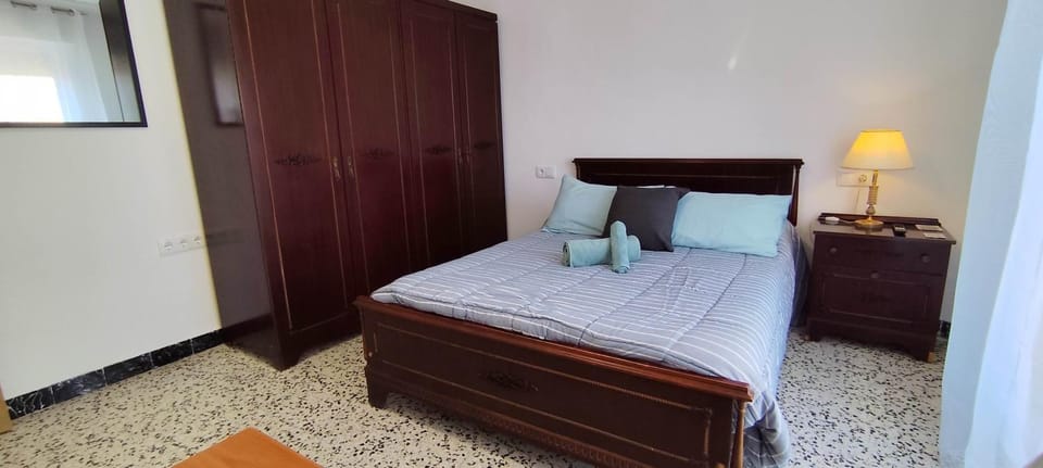 Bed, furniture, wardrobe
