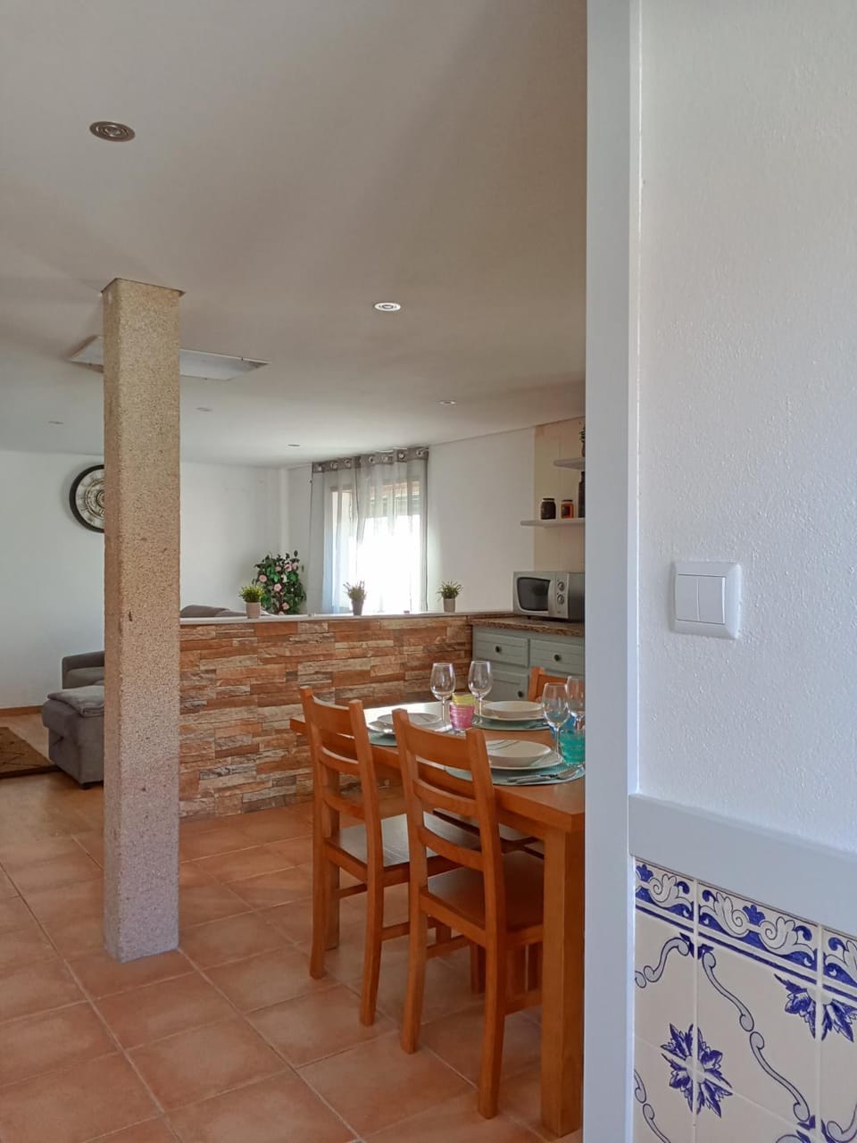 Living room, Communal kitchen