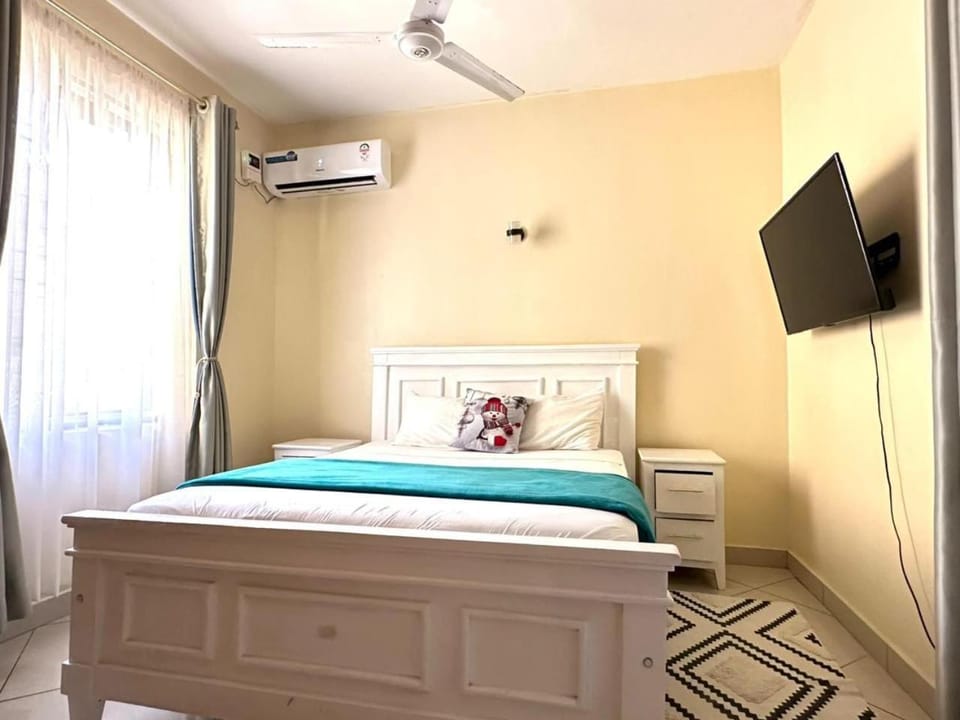 Modern Nyali 1BR with AC,Balcony & SoundBar near Quickmart Apartment in Mombasa County