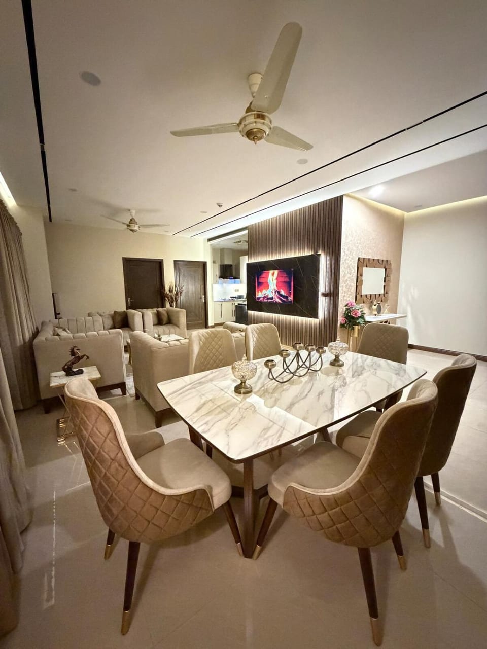 Aesthetic 2BHK Condo 360 Sunset View Rooftop Pool Apartment in Islamabad