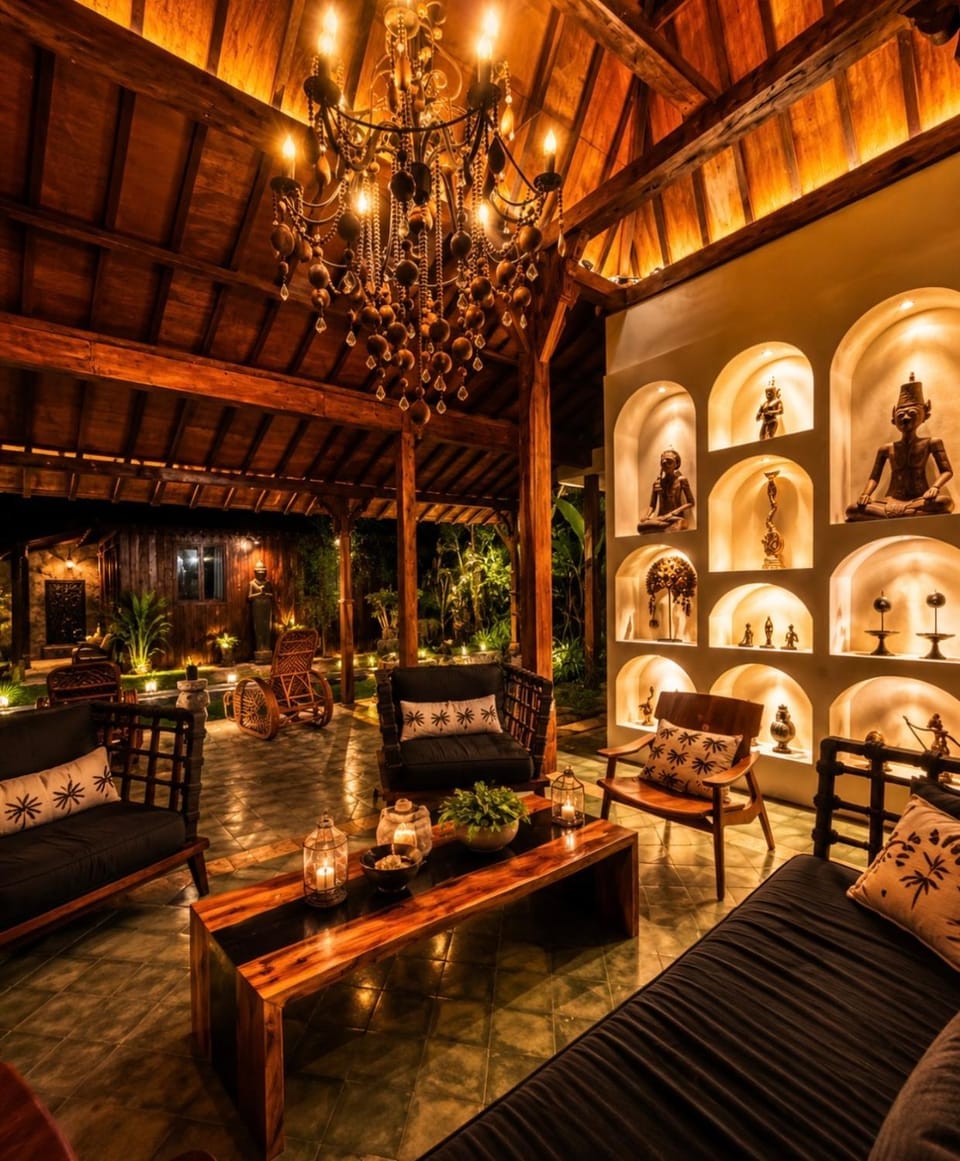 Night, Living room