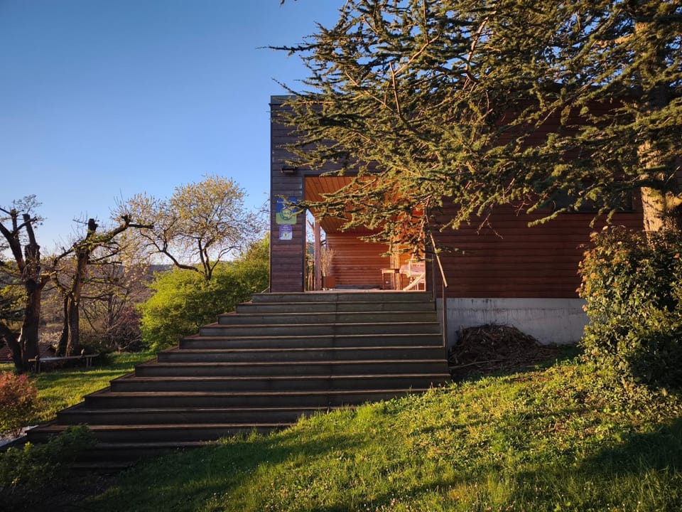 Property building, Garden view