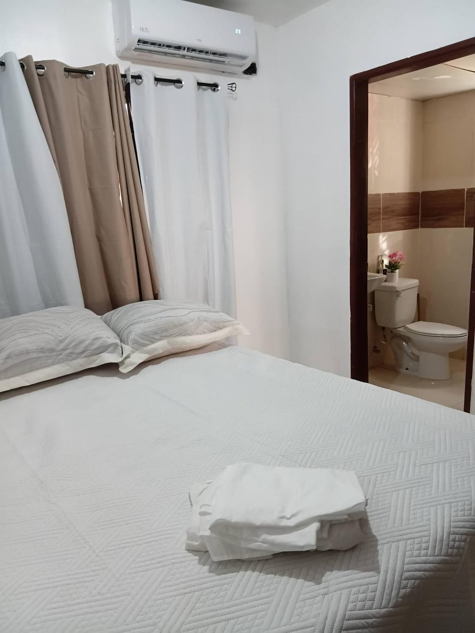 Toilet, Bed, Bathroom, Bedroom