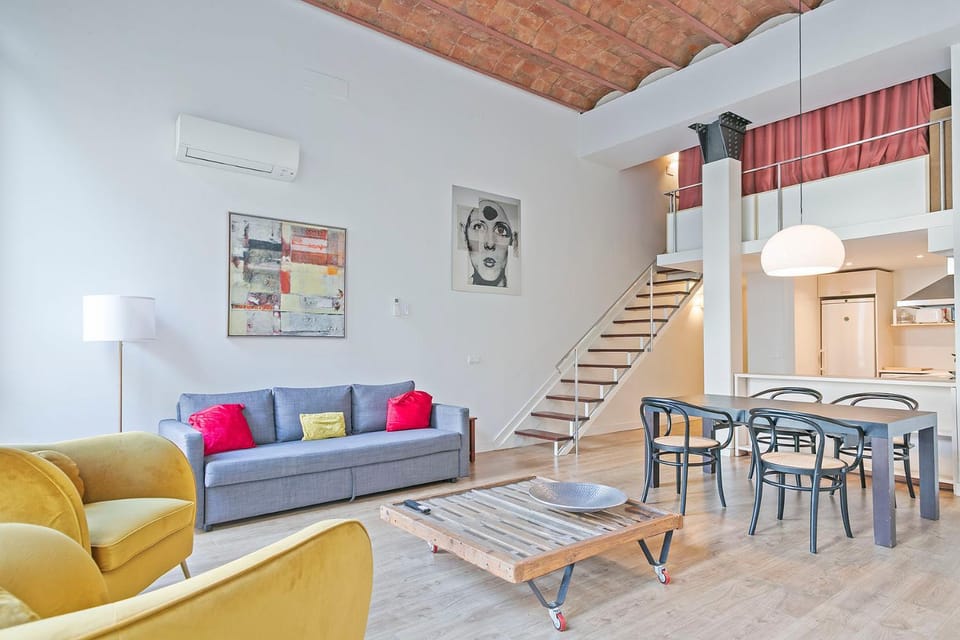 Living room, air conditioner
