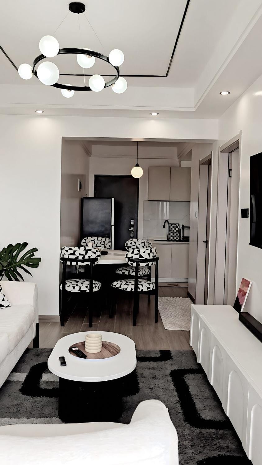 TV and multimedia, Kitchen or kitchenette, Living room, Seating area, Dining area, minibar