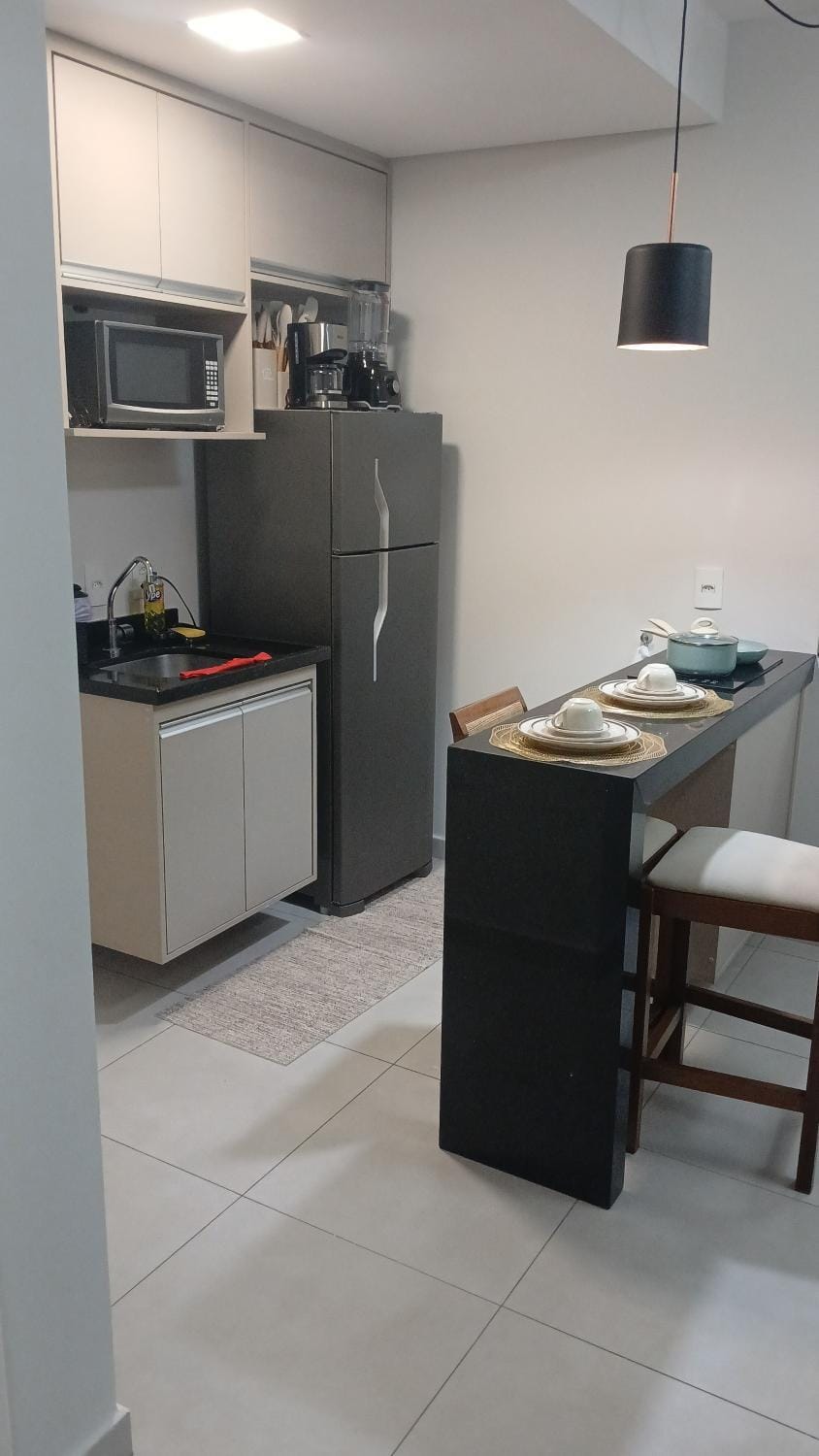 Dining area, minibar, stove