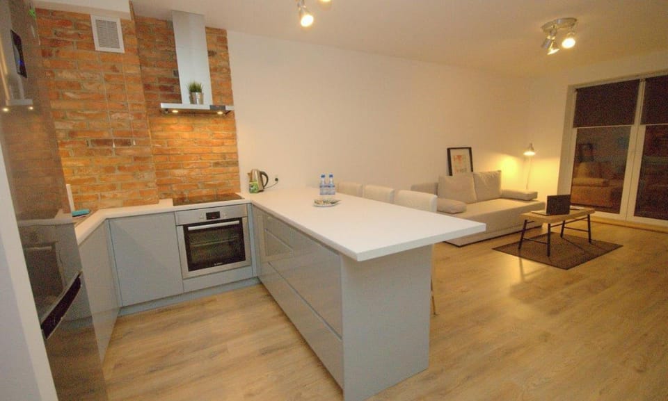 Kitchen or kitchenette, Living room, Seating area, Dining area, oven, stove