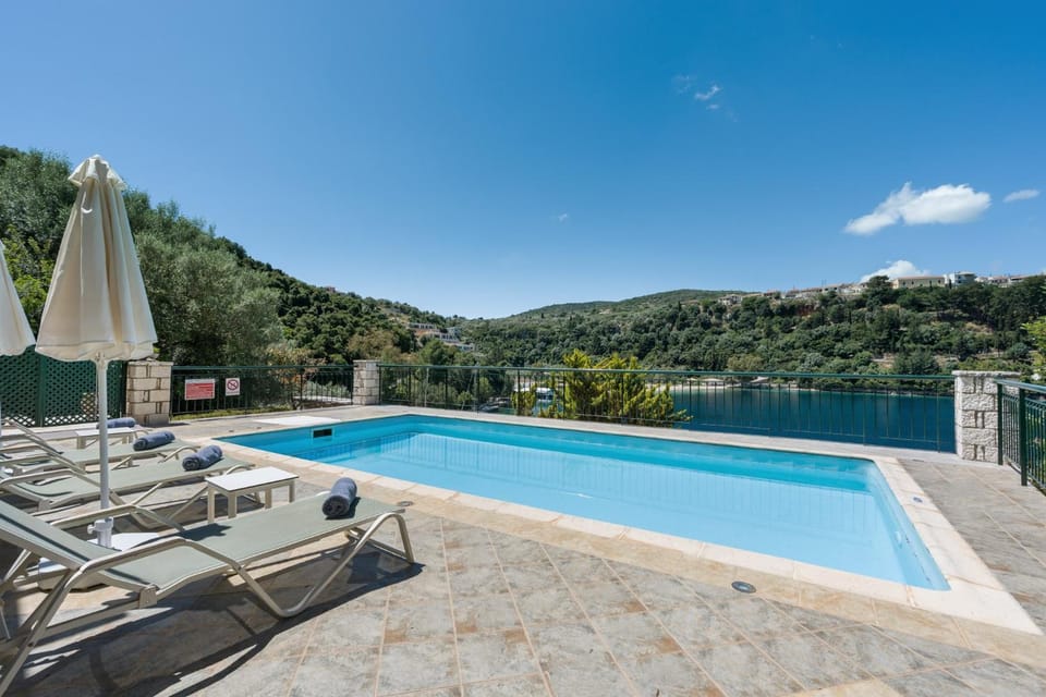 Villa Argiri Meganisi - Seafront luxury villa, p-pool, seaviews, walk to beach Villa in Peloponnese, Western Greece and the Ionian