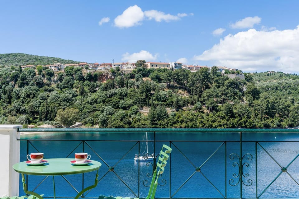 Villa Argiri Meganisi - Seafront luxury villa, p-pool, seaviews, walk to beach Villa in Peloponnese, Western Greece and the Ionian