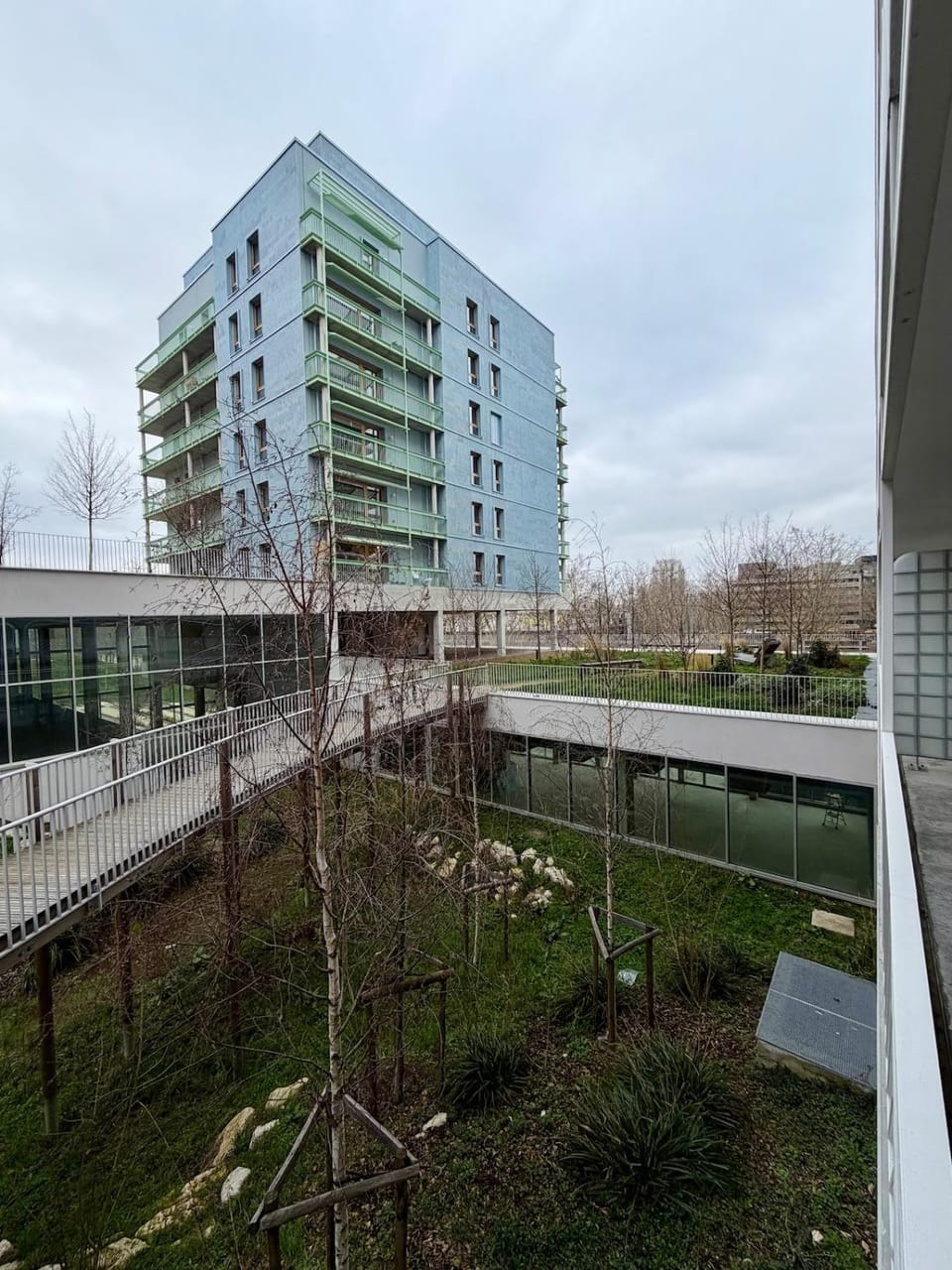 Large two room apartment Olympic Village in front of the Seine Apartment in Saint-Denis, France