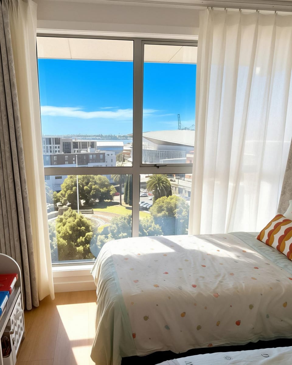 Bed, View (from property/room), Bedroom, Sea view