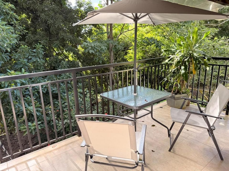 Off site, BBQ facilities, Balcony/Terrace, washing machine, dryer
