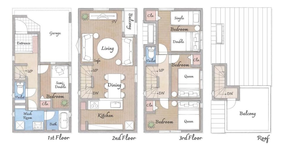100sqm 4BDR New House! 6 minutes from Skytree by train Apartment in Japan
