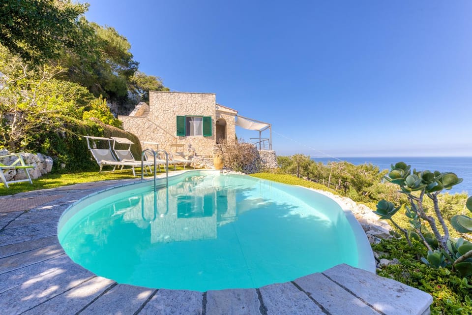 Property building, Living room, Swimming pool