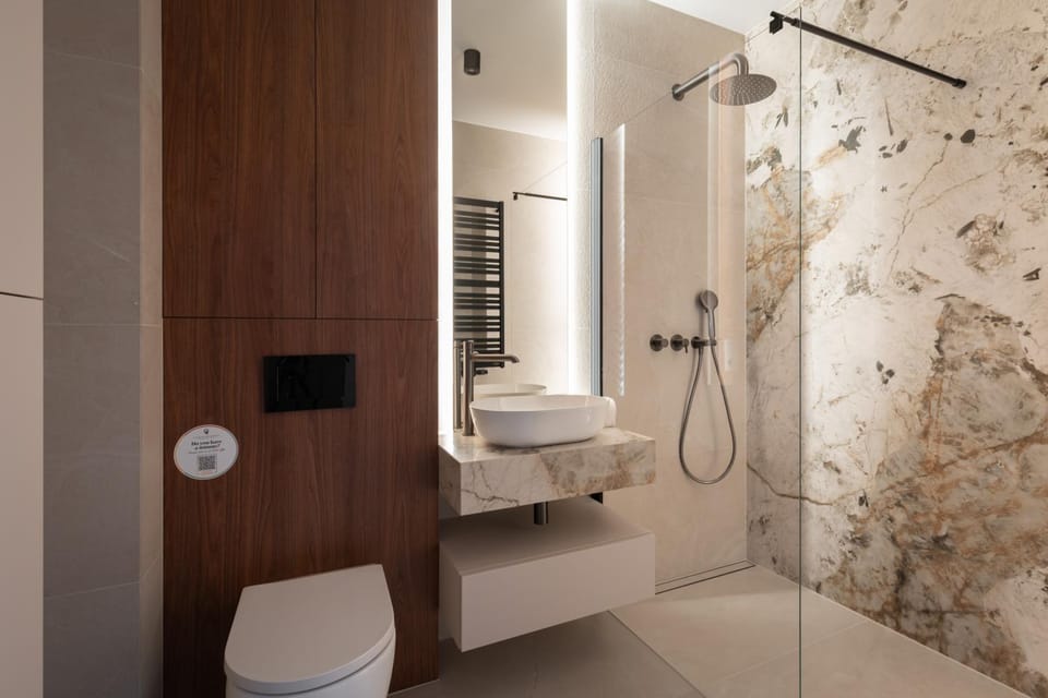 Shower, Bathroom, hair dryier, washing machine