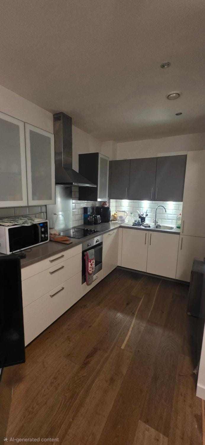 microwave, oven, kitchen