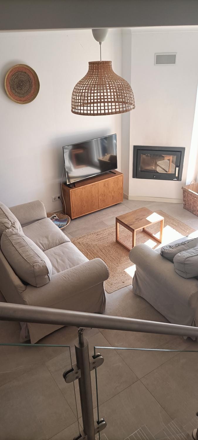 Communal lounge/ TV room, fireplace