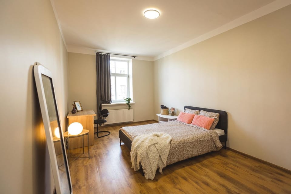 Bed, View (from property/room), Bedroom, wardrobe