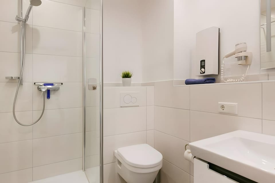 Bathroom, Living room