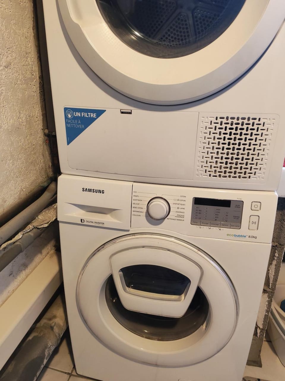 washing machine, dryer