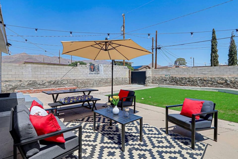 Patio, Garden, Seating area, Garden view