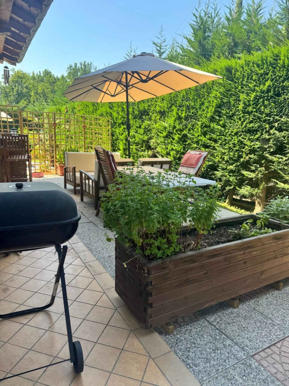 Patio, BBQ facilities, View (from property/room), Balcony/Terrace