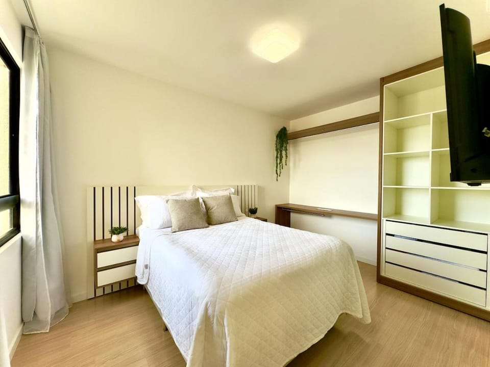 Comfort club vista p/ mar, Ar cond. e próx. Beto Carrero Apartment in Penha