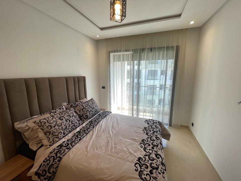 Bedroom, Pool view