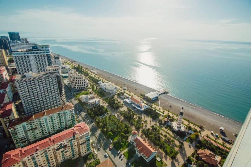 Nearby landmark, Day, Natural landscape, Bird's eye view, Beach, City view, Sea view