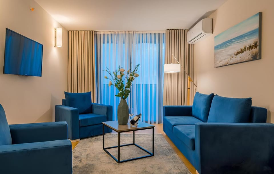 Communal lounge/ TV room, TV and multimedia, Living room, Seating area, Evening entertainment, air conditioner