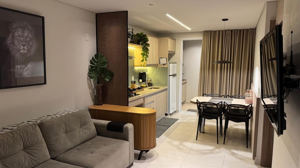 Studio de luxo no Jardim Goiás, em frente ao Serra Dourada, com garagem Apartment in Goiania