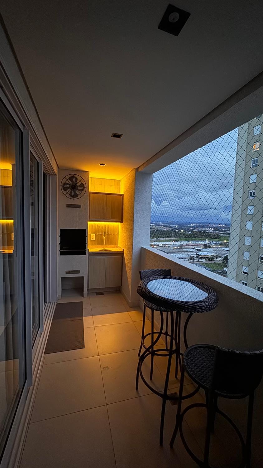Studio de luxo no Jardim Goiás, em frente ao Serra Dourada, com garagem Apartment in Goiania