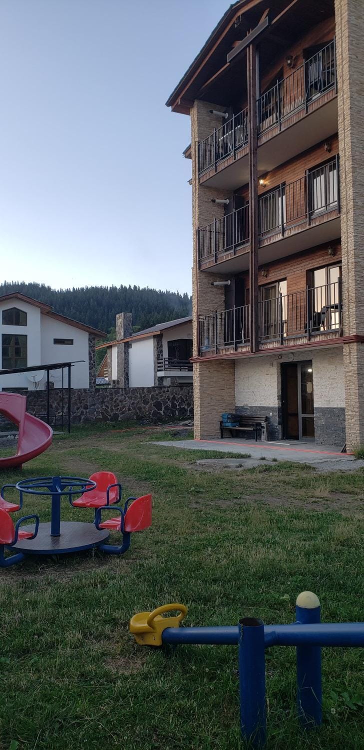 Property building, Day, Natural landscape, Children play ground