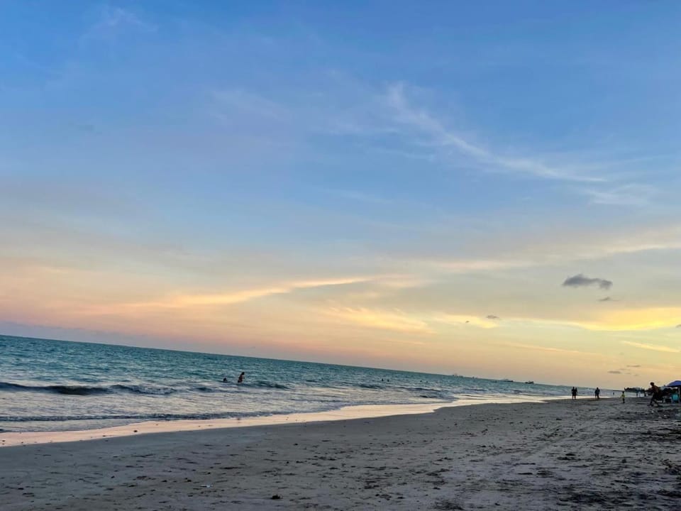 Nearby landmark, Natural landscape, Beach, Sea view, Sunset