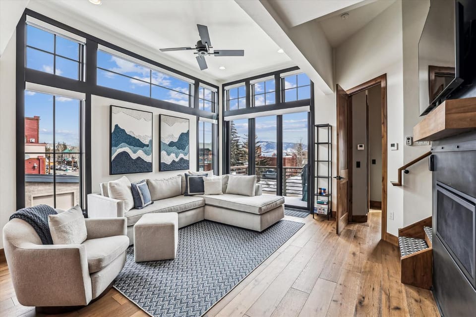 Experience the charm of Frisco in this spacious townhome, Decked Out Downtown, private hot tub House in Frisco