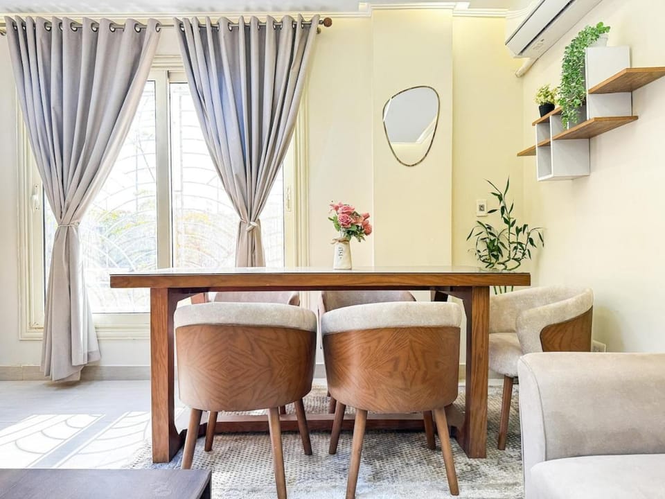 The Ground 2BDR Haven inZayed-byGREEN Apartment in Egypt