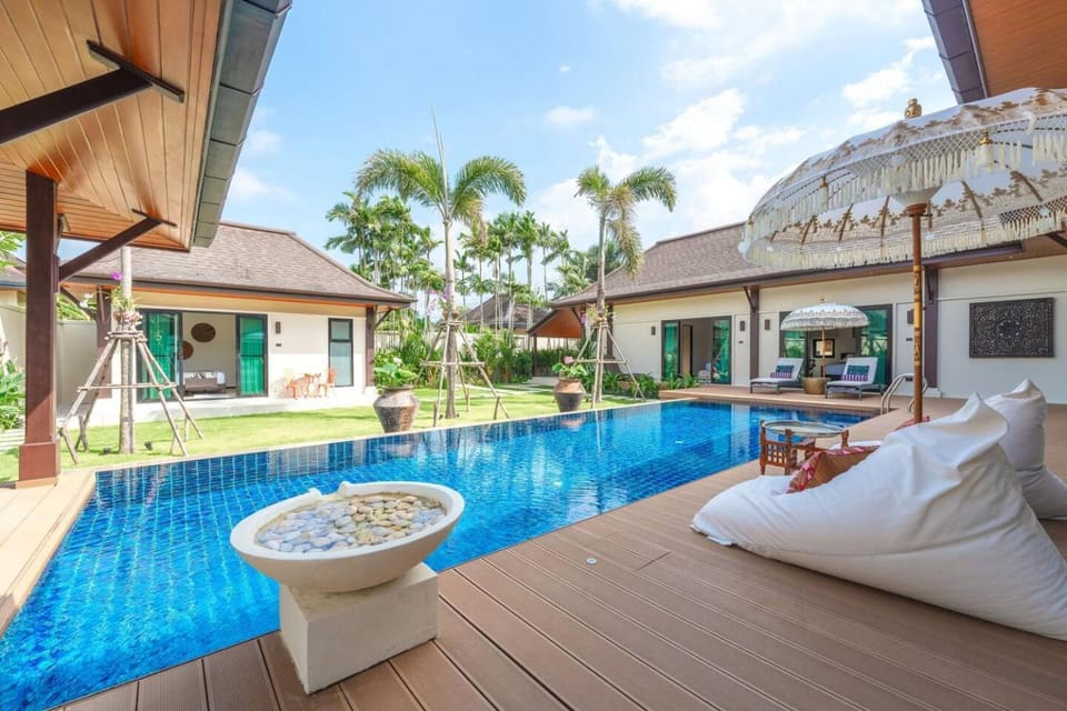 Tranquil 4BR Garden Pool Oasis - Layan Beach House in Choeng Thale