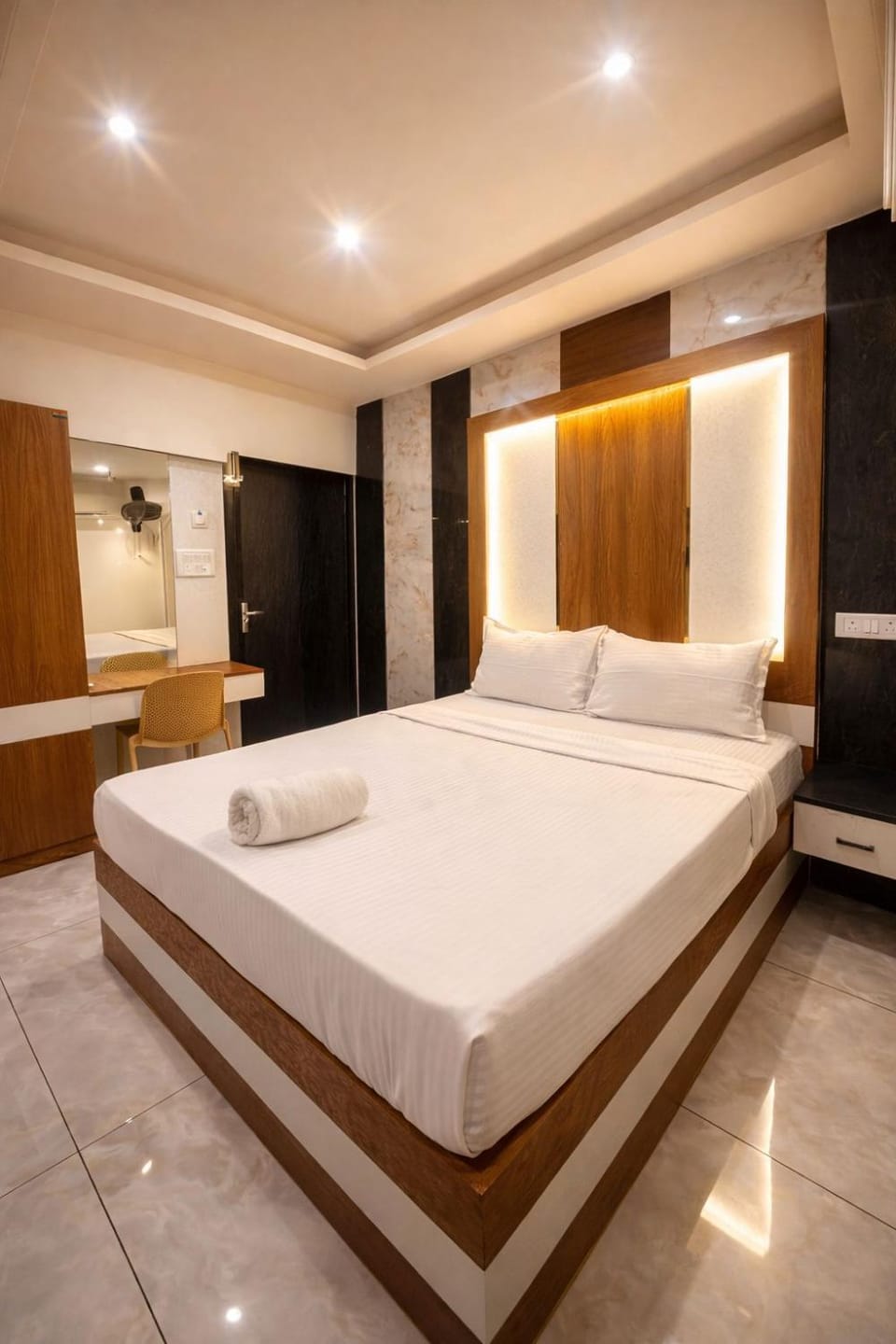 Bed, Bedroom, wardrobe