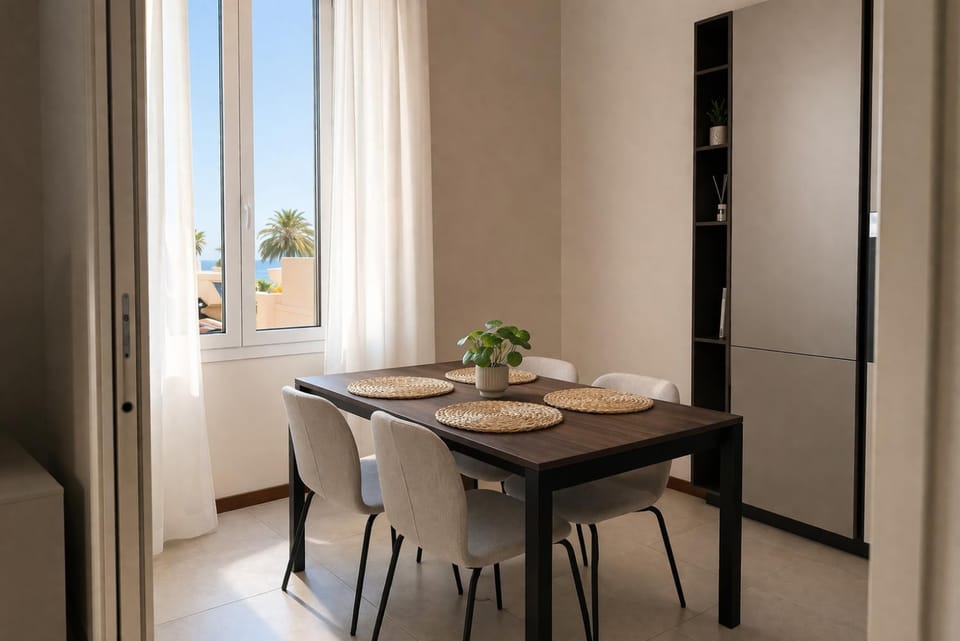 Living room, Seating area, Dining area