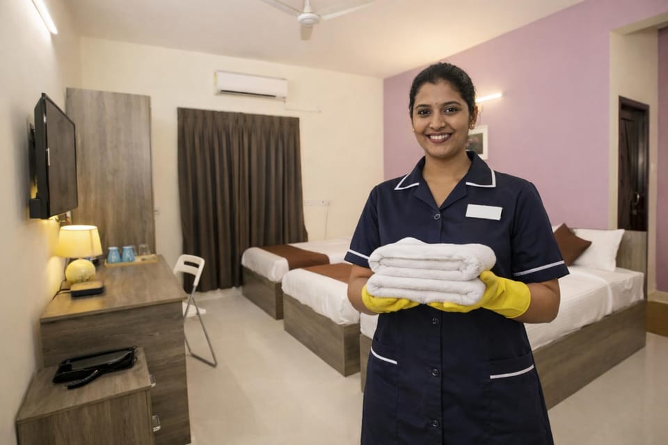 Staff, Bed, TV and multimedia, Bedroom, air conditioner