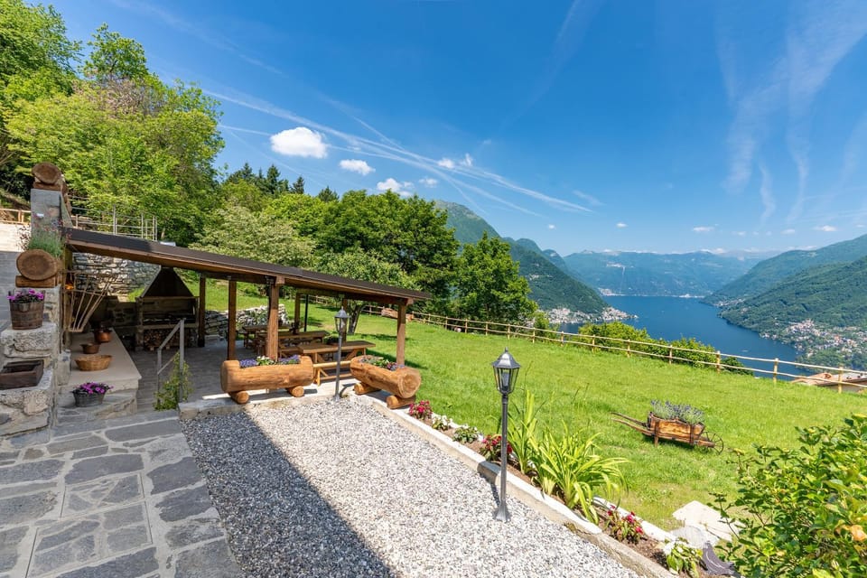 Nearby landmark, Spring, Day, Natural landscape, Garden, Balcony/Terrace, Lake view, Mountain view