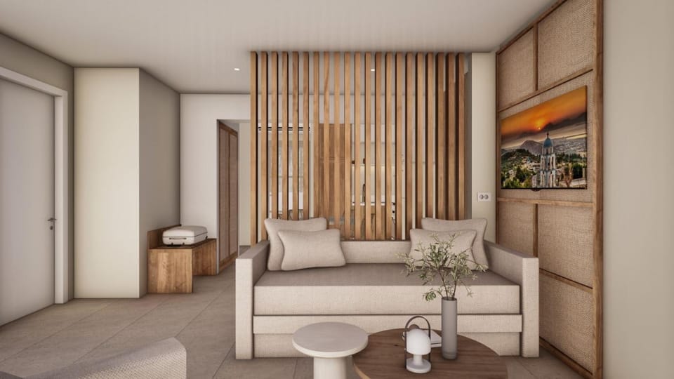 Elysian Beachfront Luxury Suite with Jacuzzi - Sea & City View Apartment in Kos