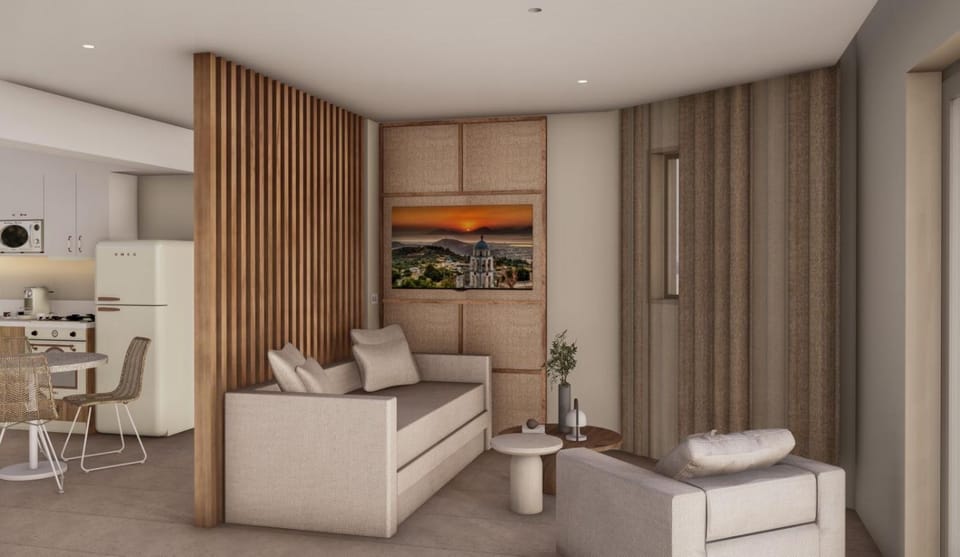 Elysian Beachfront Luxury Suite with Jacuzzi - Sea & City View Apartment in Kos