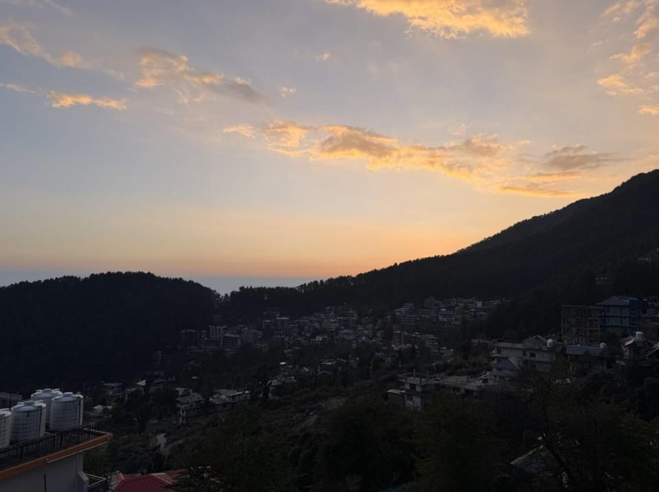 Natural landscape, Mountain view, Sunset