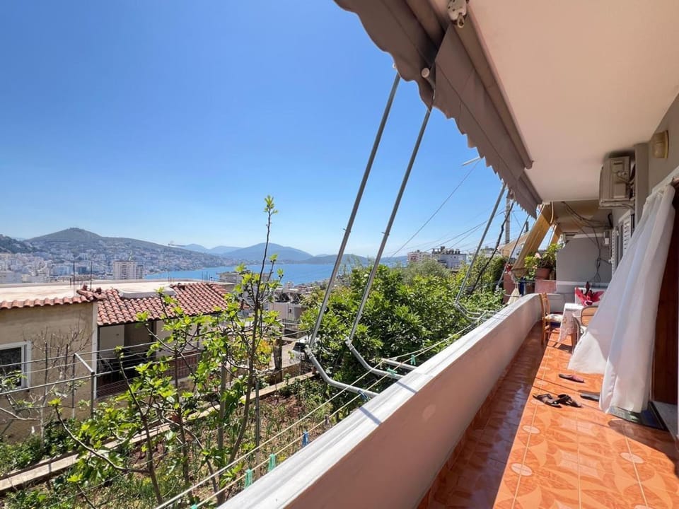 Property building, Day, Natural landscape, View (from property/room), Balcony/Terrace, Mountain view, Sea view
