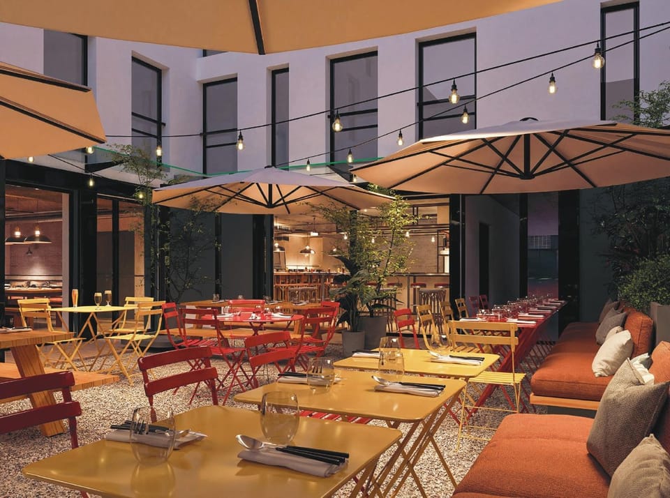 Property building, Patio